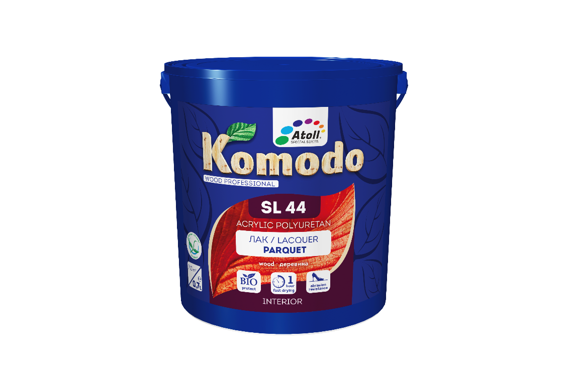 ლაქი SL-44 ნ/მქრქალი COMODO 2,3 ლ. — ლაქი